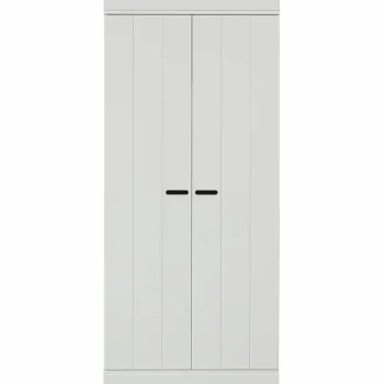 Outlet WOOOD Connect Lage Kast 2-deurs Grenen Wit
