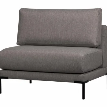 Discount WOOOD Couple Eetbank Element 100 Cm Grijs Melange