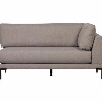 Discount WOOOD Couple Eetbank Hoekelement Lange Zijde Links Taupe