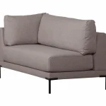 New WOOOD Couple Eetbank Hoekelement Lange Zijde Rechts Taupe