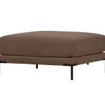 Outlet WOOOD Couple Poef 100 Cm Chocolade Bruin Chocoladebruin