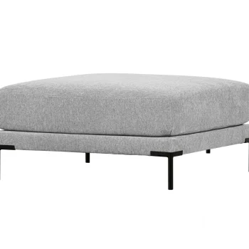 Best WOOOD Couple Poef 100 Cm Lichtgrijs