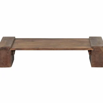 Best WOOOD Cuno Salontafel Laag Hout Donkerbruin