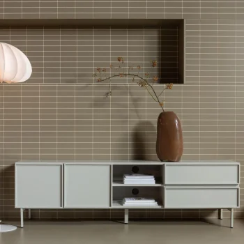 Fashion WOOOD Dalia Vloerlamp Tyvek Papier Wit 150xø50 Cm