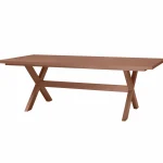 Hot WOOOD Delta Picknick Tuintafel Aluminium Terra 220x100 Cm
