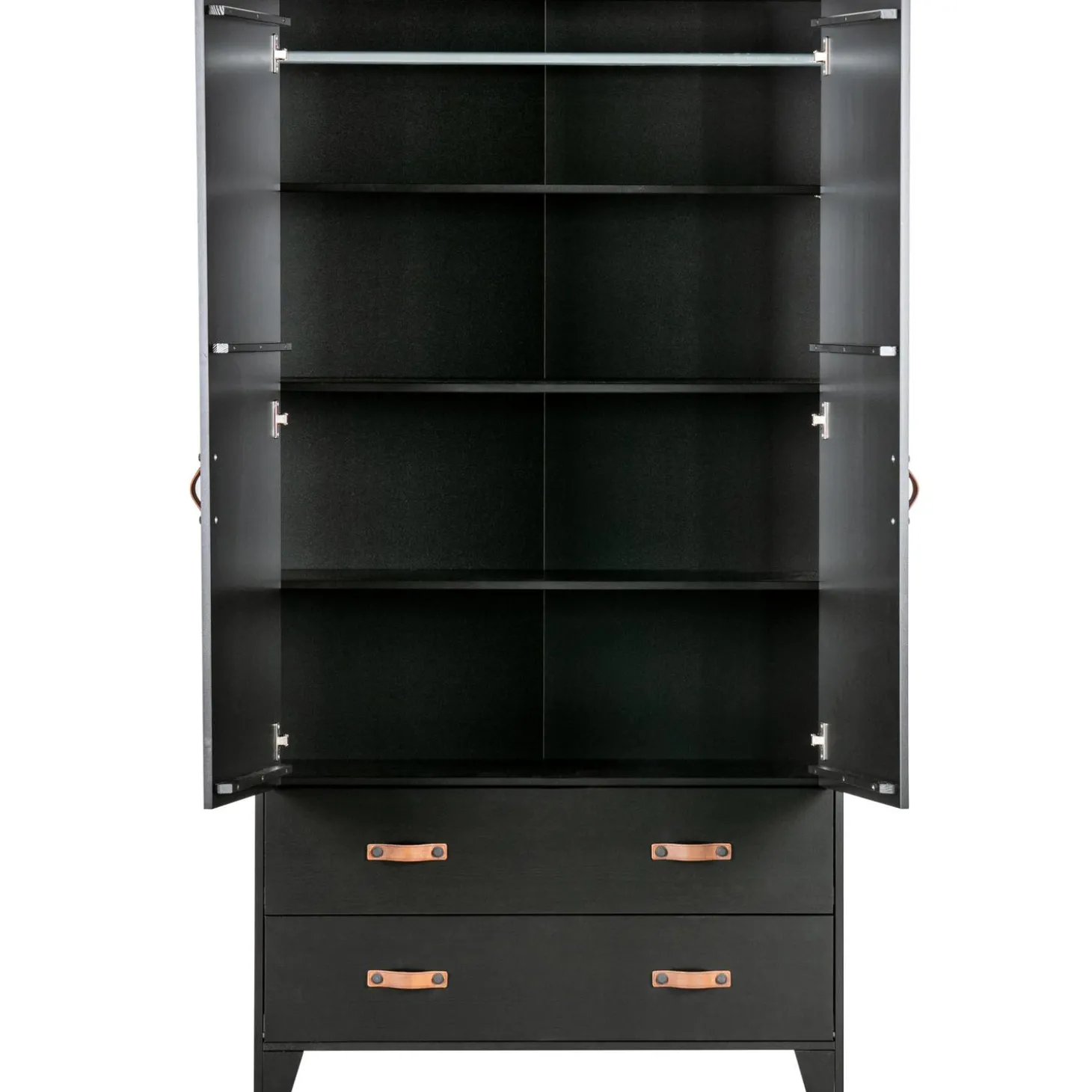 dian-garderobekast-grenen-diep-ODLNCrmp-3.webp Fashion WOOOD Dian Garderobekast Grenen Diepzwart