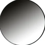 Clearance WOOOD Doutzen Spiegel Metaal ø80 Cm Zwart