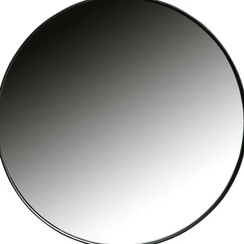 Clearance WOOOD Doutzen Spiegel Metaal ø80 Cm Zwart