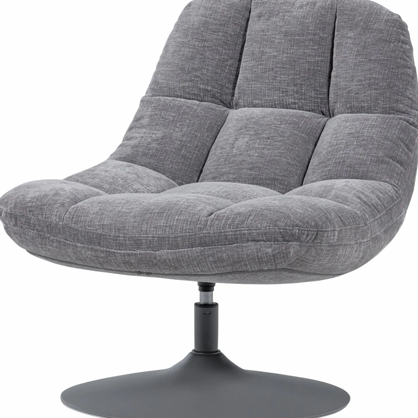 elvi-draaifauteuil-chenille-st-CDyUnoOz-0.webp New WOOOD Elvi Draaifauteuil Chenille Structuur Lichtgrijs