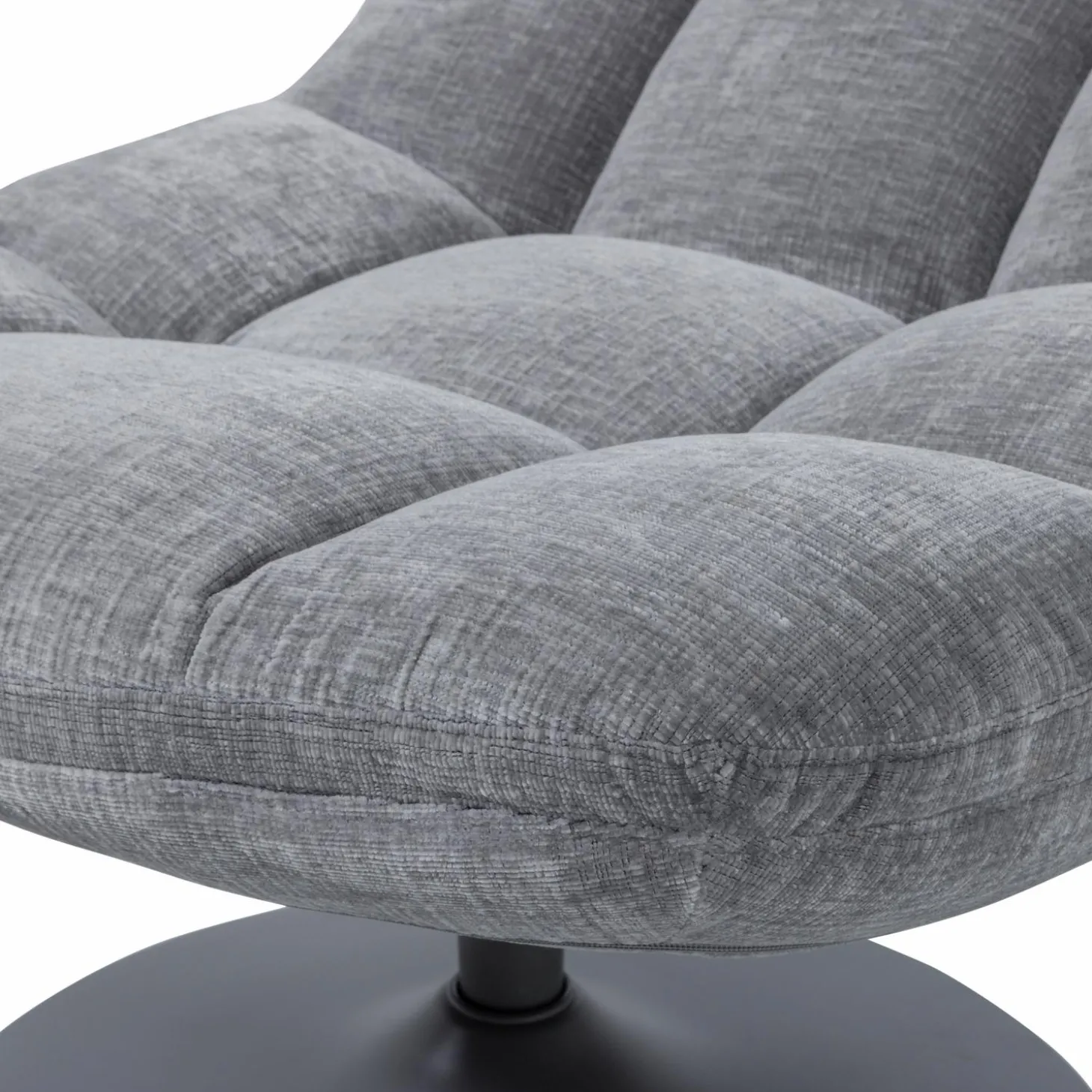 elvi-draaifauteuil-chenille-st-CDyUnoOz-5.webp New WOOOD Elvi Draaifauteuil Chenille Structuur Lichtgrijs