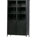 Hot WOOOD Exhibit Vitrinekast Metaal Zwart