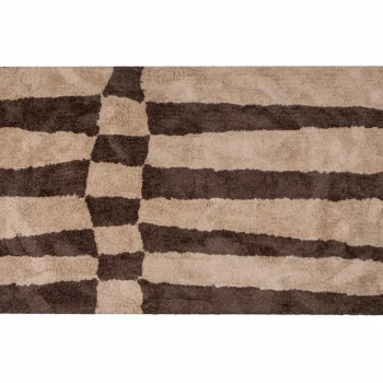 Sale WOOOD Fafa Vloerkleed Grafisch Dessin Naturel/bruin 200x300 Cm