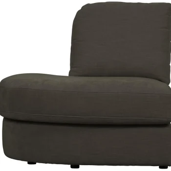 Clearance WOOOD Family 1-zits Element Ronde Hoek Links Antraciet