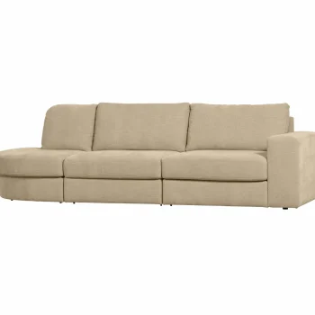 New WOOOD Family Bank 2,5-zits Ronding Links Zand