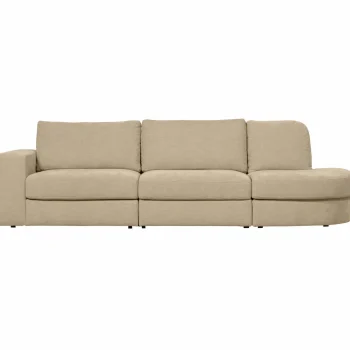 Online WOOOD Family Bank 2,5-zits Ronding Rechts Zand