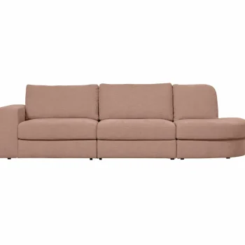 Hot WOOOD Family Bank 2,5-zits Ronding Rechts Roze