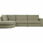 New WOOOD Family Hoekbank Ronding Links Groen