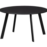 Fashion WOOOD Fer Bijzettafel Buiten Metaal ø70 Cm Zwart