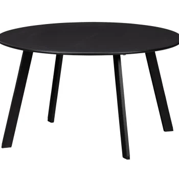 Fashion WOOOD Fer Bijzettafel Buiten Metaal ø70 Cm Zwart