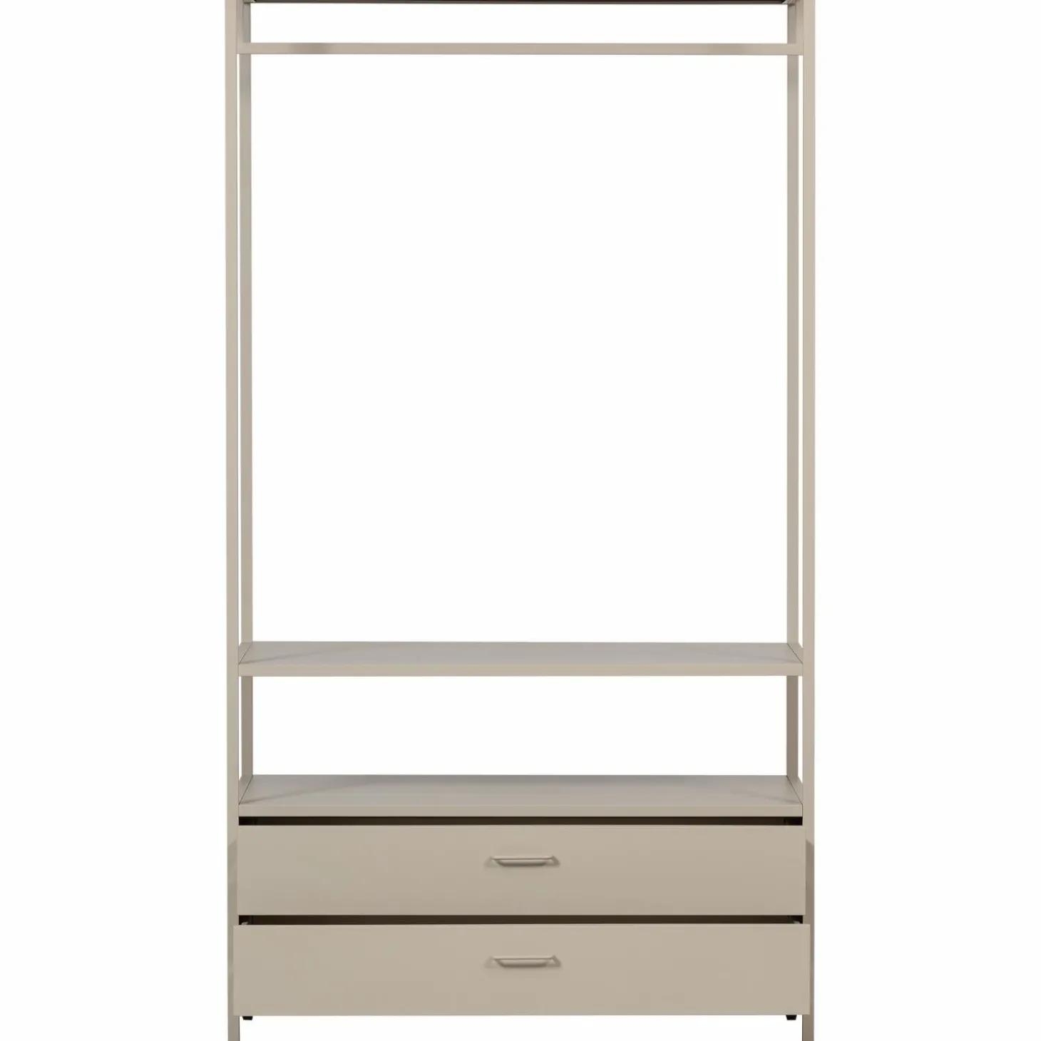 ferris-open-kledingkast-100-cm-wiunbNSH-4.webp Outlet WOOOD Ferris Open Kledingkast 100 Cm Metaal Zand