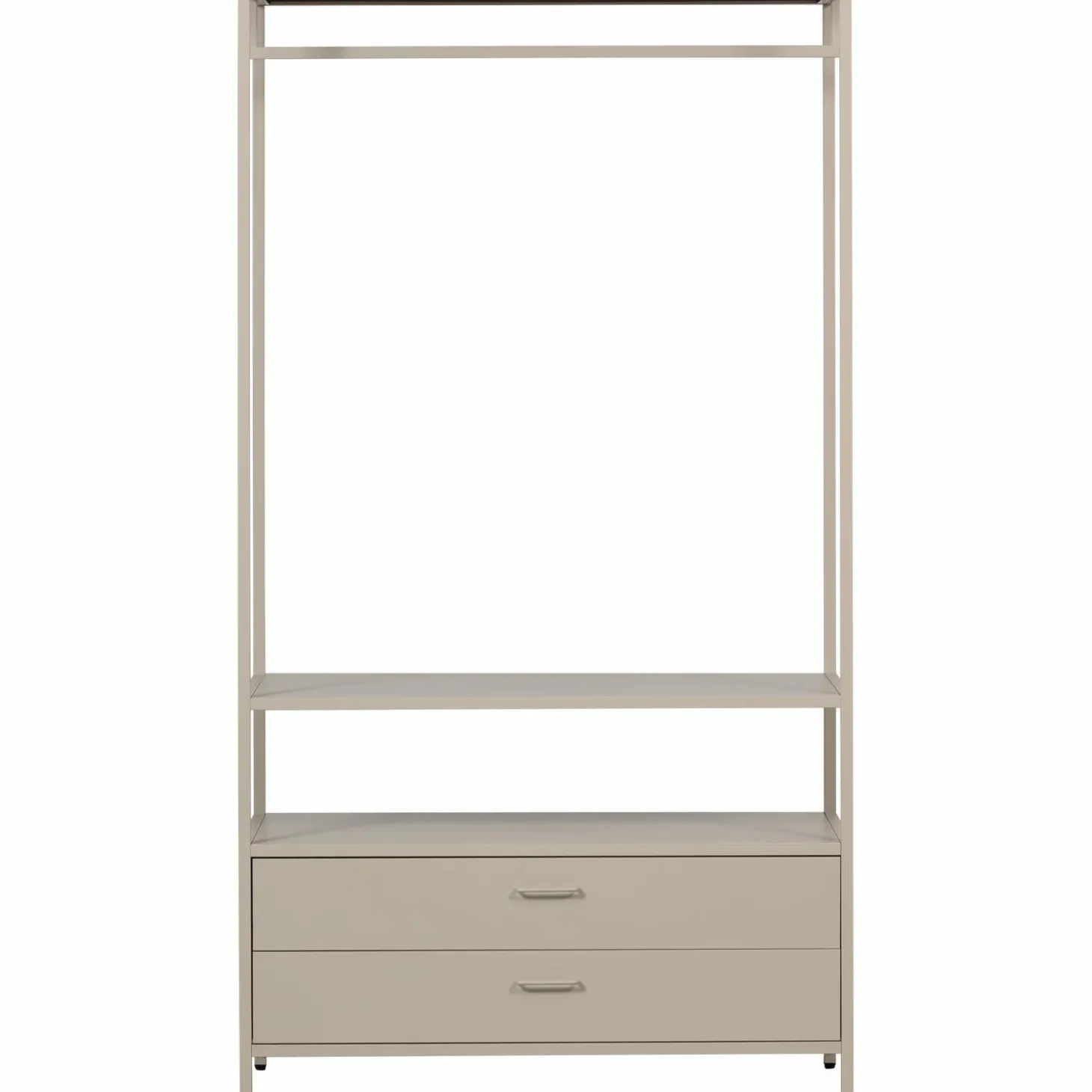 ferris-open-kledingkast-100-cm-wiunbNSH-5.webp Outlet WOOOD Ferris Open Kledingkast 100 Cm Metaal Zand