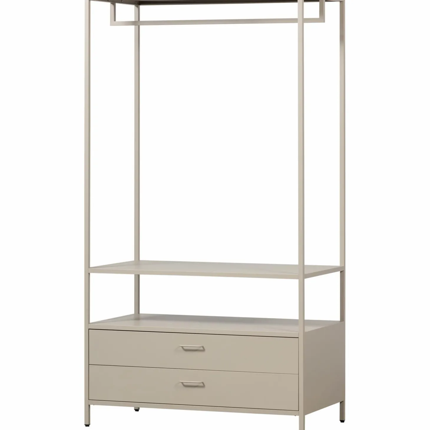 ferris-open-kledingkast-100-cm-wiunbNSH-6.webp Outlet WOOOD Ferris Open Kledingkast 100 Cm Metaal Zand