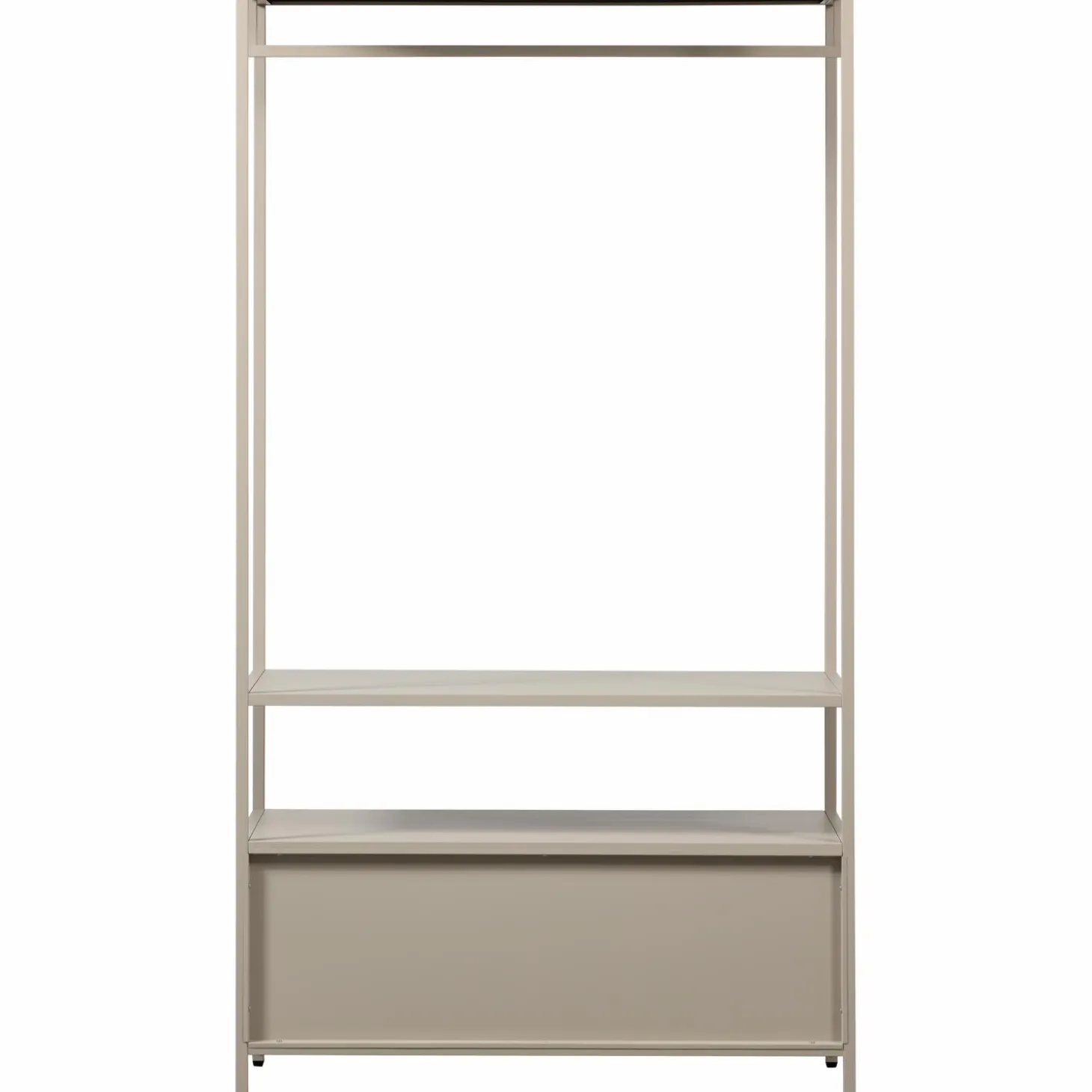 ferris-open-kledingkast-100-cm-wiunbNSH-7.webp Outlet WOOOD Ferris Open Kledingkast 100 Cm Metaal Zand