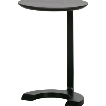 Sale WOOOD Floor Bijzettafel Hout/metaal Zwart