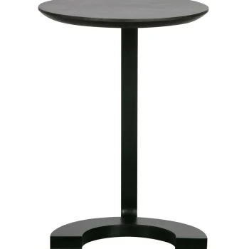 Sale WOOOD Floor Bijzettafel Hout/metaal Zwart