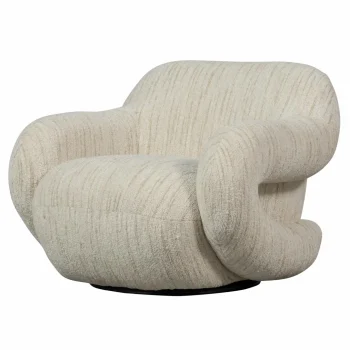 Sale WOOOD Folke Fauteuil Chenille Naturel Melange