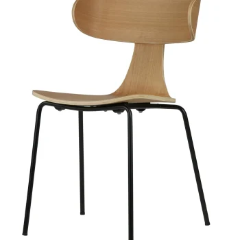 Outlet WOOOD Form Houten Stoel Met Metalen Poot Naturel