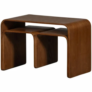 Hot WOOOD Frey Multifunctionele Bijzettafel Walnoot