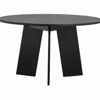 New WOOOD Fries Eettafel ø129 Cm Eiken Blacknight