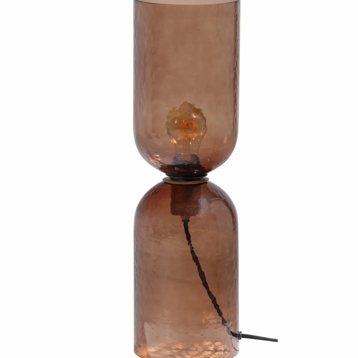 gigi-tafellamp-gehamerd-glas-5-tVdHMfyc-1.webp Clearance WOOOD Gigi Tafellamp Gehamerd Glas 51 X Ø 15 Cm