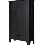 Sale WOOOD Gijs Boerenkast Bezaagd Grenen Zwart