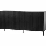Discount WOOOD Grand Gravure Dressoir Grenen Zwart