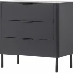 Hot WOOOD Gunnar Ladekast Grenen Matzwart