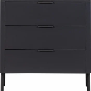 Hot WOOOD Gunnar Ladekast Grenen Matzwart