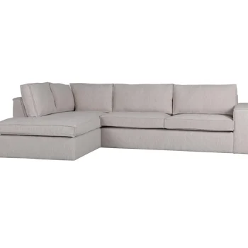 Discount WOOOD Hajo Hoekbank Links Bouclé Naturel