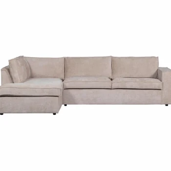 Clearance WOOOD Hajo Hoekbank Links Chenille Zand