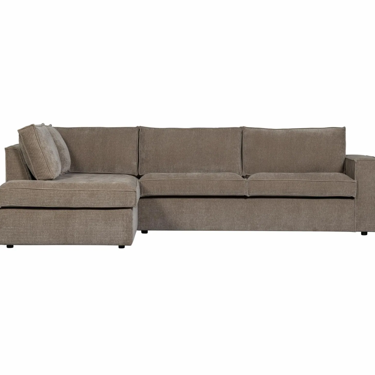 hajo-hoekbank-links-ribstof-ta-RmIqkbOX-1.webp Outlet WOOOD Hajo Hoekbank Links Ribstof Taupe