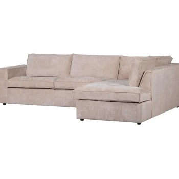 Sale WOOOD Hajo Hoekbank Rechts Chenille Zand
