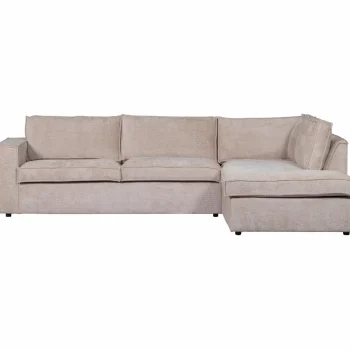 Sale WOOOD Hajo Hoekbank Rechts Chenille Zand