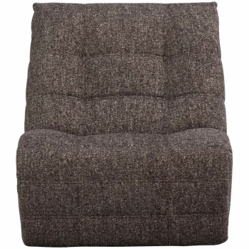 Clearance WOOOD Hein Relaxfauteuil Elektrisch Antraciet/bruin Melange Antraciet Melange