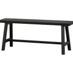 Sale WOOOD Imme Bankje Hout Zwart 110 Cm