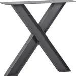 Best WOOOD Industrial X-vorm Poot Metaal 1 Stuks