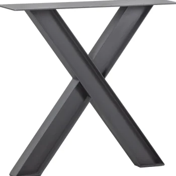 Best WOOOD Industrial X-vorm Poot Metaal 1 Stuks