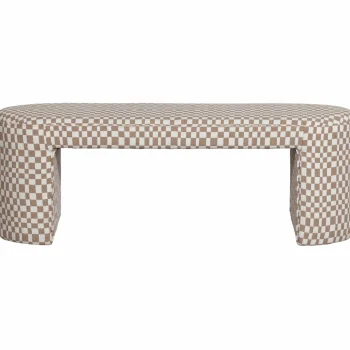 Sale WOOOD Jacob Bankje Ruit Dessin Zand