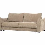 Hot WOOOD Jonne 3-zits Slaapbank Chenille Naturel