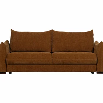 Fashion WOOOD Jonne 3-zits Slaapbank Chenille Bruin